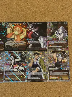 DEMON SLAYER build divide card Holo Foil anime card 10 set - Image 3