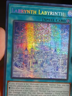 Yugioh Labrynth Labyrinth MP23-EN233 Prismatic Secret Rare 1st Ed NM - Image 3