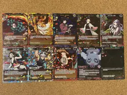DEMON SLAYER build divide Holo card anime card 10set - Image 1