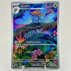 Gloom 198/197 Illustration Rare SV03: Obsidian Flames Full Art Pokemon Card NM - Image 1
