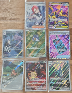 Pokemon TCG Holo Mixed Lot 8 Cards Team Rocket Ariana Mega Skarmory EX - Image 1
