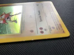 Hitmonchan Original Base Set Holo Rare 7/102 Pokemon Card WOTC LP - Image 2