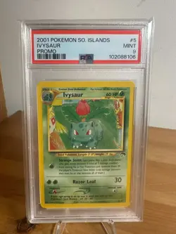 Ivysaur PSA 9 Southern Island 5/18 Promo 2001 Pokemon Card - Image 1