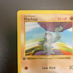 Machop 52/102 1st Edition Shadowless Base Set Regular NM - Pokemon Card - Image 2