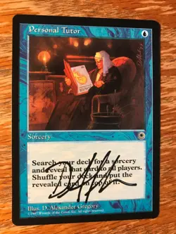 Magic the Gathering MTG Personal Tutor Portal signed NM - Image 2