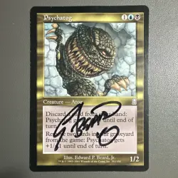 Mtg PSYCHATOG Signed auto - 2001 Vintage Magic - Odyssey - LP condition - Image 1