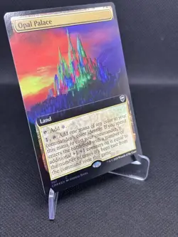MTG - Opal Palace Foil (Extended Art Commander Masters) CMR 707, NM, English - Image 2