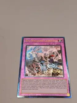 Big Welcome Labrynth Prismatic Ultimate Rare RA04-EN104 Yugioh - Image 2