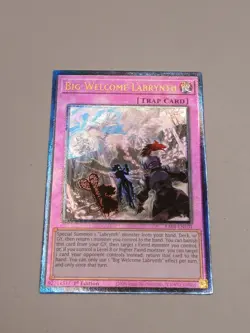 Big Welcome Labrynth Prismatic Ultimate Rare RA04-EN104 Yugioh - Image 3