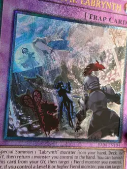 Big Welcome Labrynth Prismatic Ultimate Rare RA04-EN104 Yugioh - Image 4