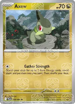 Axew 068/086 [Master Ball] Reverse Holo - Black Bolt Pokemon - Image 1