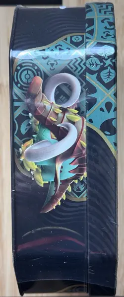 Pokemon TCG Scarlet & Violet Paldean Fates Great Tusk EX Tin New Factory Sealed - Image 4
