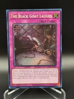 The Black Goat Laughs PSR #EN057 2025 Mega Pack Yugioh - Image 1