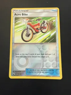 Pokemon Acro Bike 123/168 Reverse Holo Celestial Storm NM - Image 1