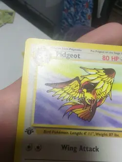 Pokemon TCG Pidgeot 1st Edition Jungle non holo Rare 24/64 LP - Image 2