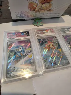 Pokemon First Partner Sequential Promo Turtwig Chimchar Piplup Ace 10’s - Image 2