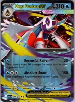 Mega Froslass ex 047/217 Double Rare Ascended Heroes Pokemon Near Mint - Image 1