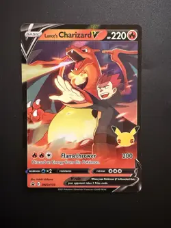 Pokemon TCG Lance's Charizard V 25th Anniversary Promo (English) - Image 1