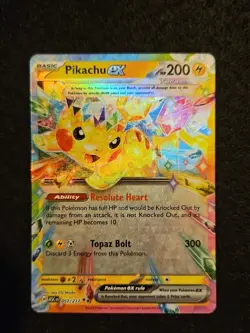 Pokemon TCG - Pikachu EX - Double Rare - Ascended Heroes - 057/217 - Near Mint - Image 1