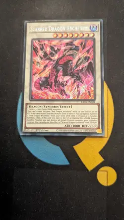 RA05-EN044 Scarred Dragon Archfiend Secret Rare 1st Ed YuGiOh - Image 1