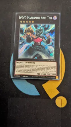 RA05-EN047 D/D/D Marksman King Tell Secret Rare 1st Ed YuGiOh - Image 1