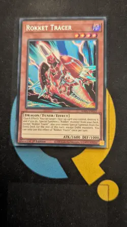 RA05-EN015 Rokket Tracer Secret Rare 1st Ed YuGiOh - Image 1