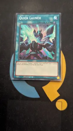 RA05-EN062 Quick Launch Secret Rare 1st Ed YuGiOh - Image 1