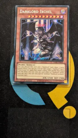 RA05-EN010 Darklord Ixchel Secret Rare 1st Ed YuGiOh - Image 1