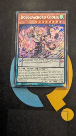 RA05-EN018 DoSolfachord Coolia Secret Rare 1st Ed YuGiOh - Image 1