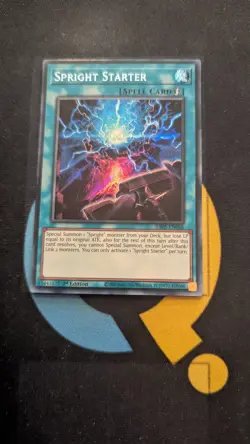 RA05-EN068 Spright Starter Secret Rare 1st Ed YuGiOh - Image 1