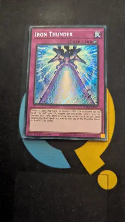 RA05-EN079 Iron Thunder Secret Rare 1st Ed YuGiOh - Image 1