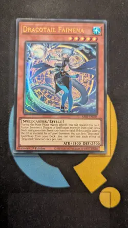 RA05-EN035 Dracotail Faimena Ultra Rare 1st Ed YuGiOh - Image 1