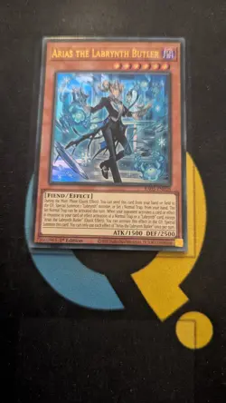 RA05-EN028 Arias the Labrynth Butler Ultra Rare 1st Ed YuGiOh - Image 1