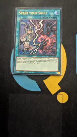RA05-EN069 Stake your Soul! Ultra Rare 1st Ed YuGiOh - Image 1