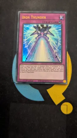 RA05-EN079 Iron Thunder Ultra Rare 1st Ed YuGiOh - Image 1