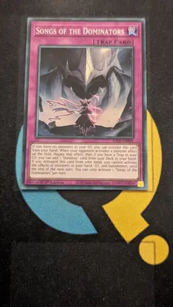 RA05-EN081 Songs of the Dominators Super Rare 1st Ed YuGiOh - Image 1