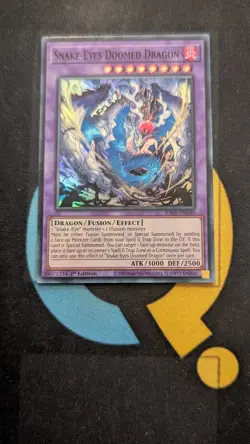 RA05-EN039 Snake-Eyes Doomed Dragon Super Rare 1st Ed YuGiOh - Image 1