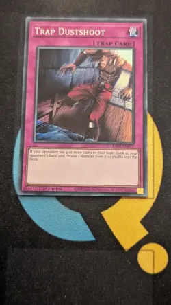 RA05-EN077 Trap Dustshoot Super Rare 1st Ed YuGiOh - Image 1
