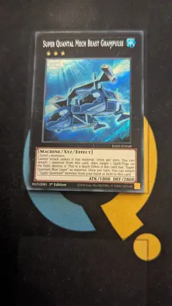 RA05-EN048 Super Quantal Mech Beast Grampulse Secret Rare 1st Ed YuGiOh - Image 1