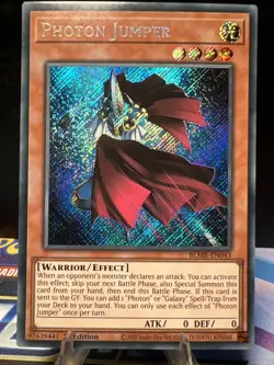 Photon Jumper BLMR-EN043 1st Edition Secret Rare Yu-Gi-Oh! NM/M - Image 1
