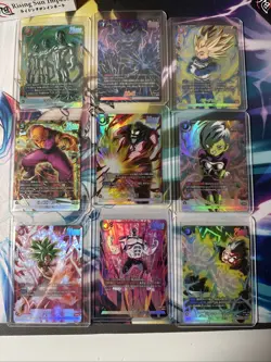 Dragon Ball Super Fusion World 9 Card SR Alt Art Lot Japan Multi Set Vegeta + - Image 1