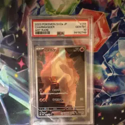 Charmander 168/165 SV2a: Pokemon Card 151 Art Rare Holo JP Damaged Slab PSA 10 - Image 1