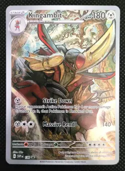 Kingambit 130 Sv: Scarlet & Violet Promo Cards Holo NM - Image 1
