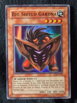 Yugioh Big Shield Gardna TP5-EN002 SUPER RARE LP Condition - Image 1