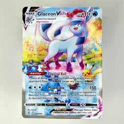 Glaceon VMAX 209/203 Full Art Evolving Skies Pokemon Card - Image 2