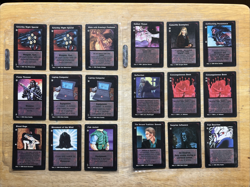 Lot of 235 JYHAD WoTC Cards w/ Binder Pages Included - Image 2