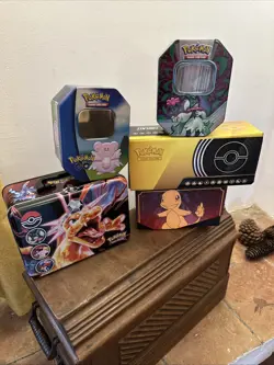 Huge Pokemon Genuine Accessory Bundle Job Lot Cards Inc Trading Card Game Box - Image 1