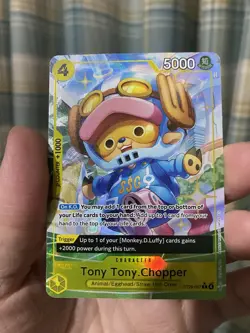 One Piece TCG Tony Tony Chopper ST29-007 Alt Art Starter Deck 29 Egghead NM Card - Image 1