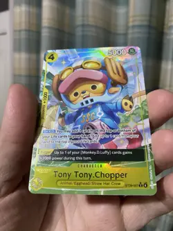 One Piece TCG Tony Tony Chopper ST29-007 Alt Art Starter Deck 29 Egghead NM Card - Image 3