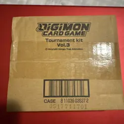 Digimon Card Game Tournament Kit Volume 3 New Sealed - Image 1